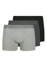 Jack & Jones - Jack&Jones Komplet 3 par bokserek Ordinary 12275575 Szary. Kolor: szary. Materiał: bawełna #7
