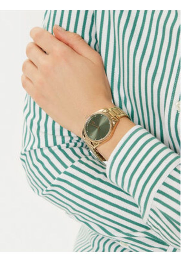 Lacoste Zegarek Capucine 2001403 Złoty. Kolor: złoty