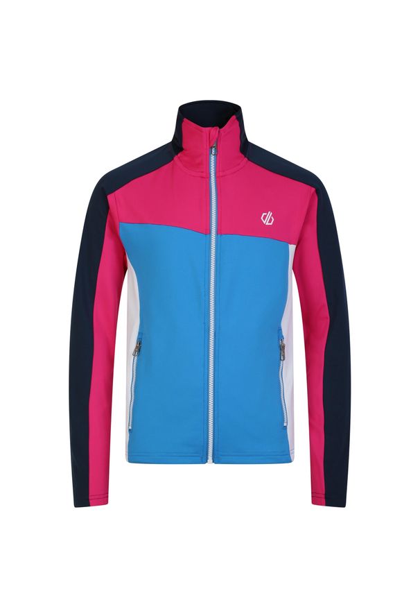 DARE 2B - Dziecięca Bluza Z Suwakiem Emergent. Kolor: wielokolorowy, różowy, niebieski. Sezon: zima