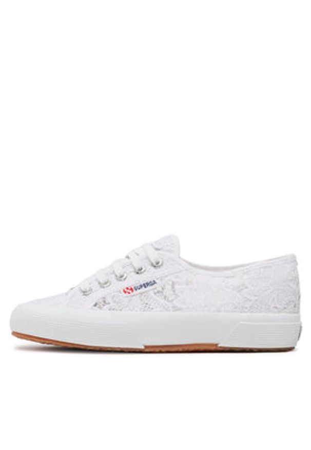 Superga Trampki 2750 Macrame S81219W Biały. Kolor: biały. Materiał: materiał