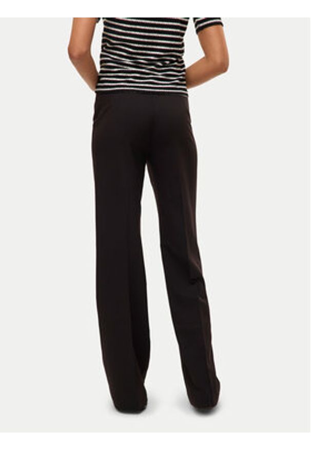 Vero Moda Spodnie materiałowe Texas 10334103 Czarny Straight Fit. Kolor: czarny. Materiał: syntetyk