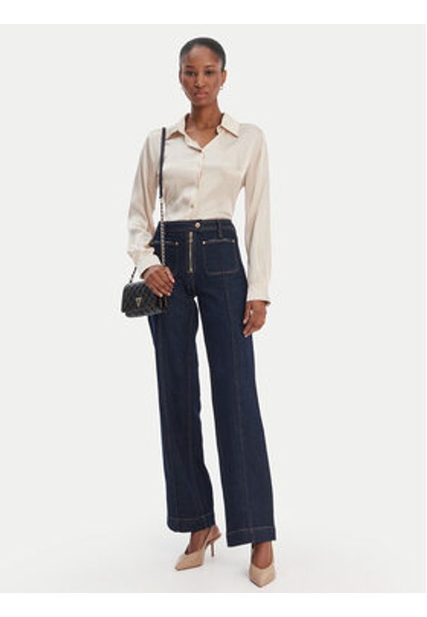Guess Jeansy W6RA3F D6881 Granatowy Regular Fit. Kolor: niebieski
