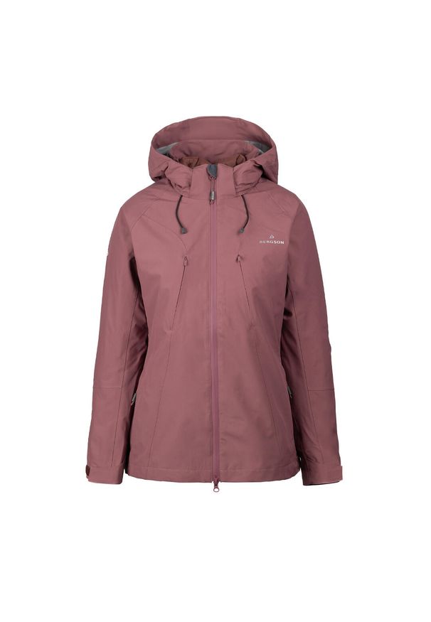 Bergson - Kurtka damska 3w1 Altria. Kolor: różowy. Sport: turystyka piesza
