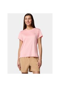 columbia - Koszulka techniczna damska Columbia BlueVista Hill Short Sleeve Crew. Kolor: różowy