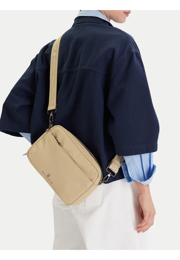 Beverly Hills Polo Club Torebka CEOWB-BHPC-L-007-09 Beżowy. Kolor: beżowy