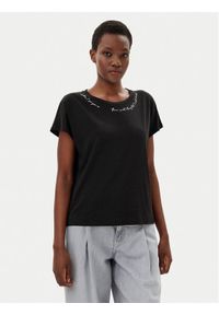 Liu Jo Sport T-Shirt TA5268 JS005 Czarny Regular Fit. Kolor: czarny. Styl: sportowy #1