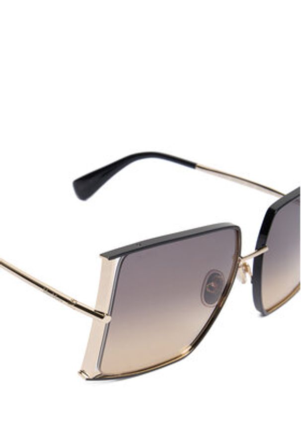 Max Mara Okulary przeciwsłoneczne MM0120 05A Czarny. Kolor: czarny