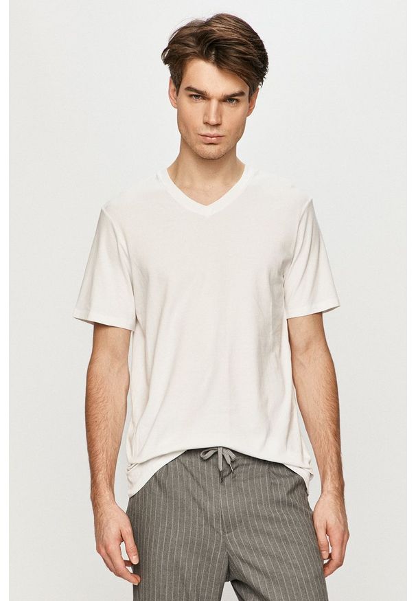 Ted Baker - T-shirt (3-pack). Okazja: na co dzień. Materiał: dzianina. Wzór: gładki. Styl: casual