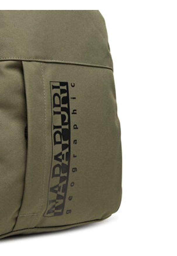 Napapijri Plecak H-Cala Mini DP NP0A88VS Khaki. Kolor: brązowy. Materiał: materiał