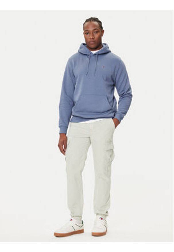 Tommy Jeans Bluza DM0DM20742 Niebieski Regular Fit. Kolor: niebieski. Materiał: bawełna