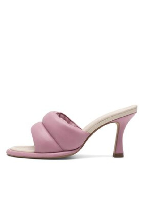 Gino Rossi Klapki VITORIA-01 Różowy. Kolor: różowy. Materiał: skóra