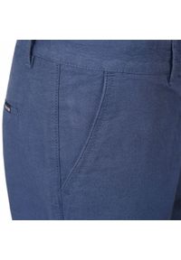 Bawełniane Męskie Krótkie Spodenki (Szorty) - Pako Jeans - Ciemnoniebieskie. Kolor: niebieski. Materiał: bawełna. Długość: krótkie. Sezon: lato. Styl: klasyczny #3
