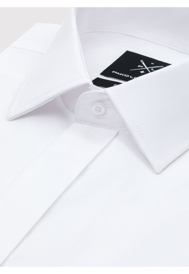 Pako Lorente - PAKO LORENTE – Koszula męska ODO P000B-1X-407-B-S. Typ kołnierza: kołnierzyk klasyczny. Materiał: poliester, bawełna. Długość rękawa: długi rękaw. Długość: długie. Wzór: gładki. Styl: klasyczny, elegancki