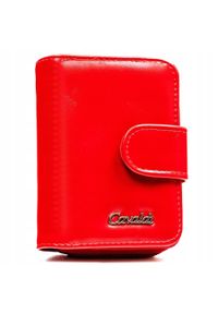 4U CAVALDI - Portfel czerwony 4U Cavaldi N116-APU-BL. Kolor: czerwony. Materiał: skóra ekologiczna