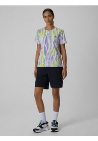 4f - 4F Spodenki kolarskie damskie - czarne M. Kolor: czarny. Materiał: dzianina, materiał, włókno. Sport: kolarstwo #1