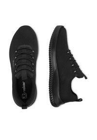 Rieker Sneakersy B9655-00 Czarny. Kolor: czarny. Materiał: materiał #8