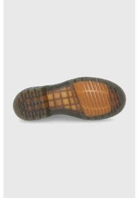 Dr. Martens Sztyblety skórzane 2976 damskie kolor czarny na płaskim obcasie. Nosek buta: okrągły. Kolor: czarny. Materiał: skóra. Obcas: na obcasie. Wysokość obcasa: niski #4