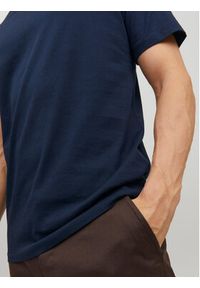 Jack & Jones - Jack&Jones T-Shirt Basic 12156102 Granatowy Standard Fit. Kolor: niebieski. Materiał: bawełna #5