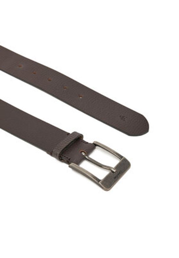 Calvin Klein Jeans Pasek Męski Nos Classic 40mm LV04G7015G Brązowy. Kolor: brązowy. Materiał: skóra