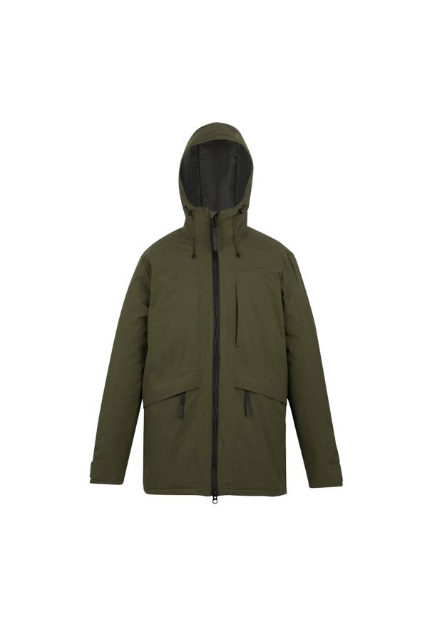 Regatta - Kurtka Wodoodporna Męska Ocieplana Balaton. Kolor: zielony. Sport: turystyka piesza