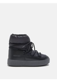 Śniegowce damskie Moon Boot LTRACK LOW NYLON WP. Kolor: czarny. Materiał: nylon #1