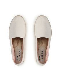 Manebi Espadryle Flat Espadrilles O 7.0 N0 Beżowy. Kolor: beżowy. Materiał: materiał