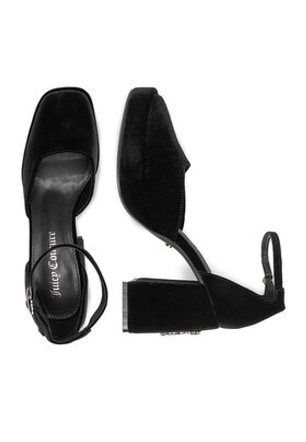 Juicy Couture Czółenka EO-W2SH59501A Czarny. Kolor: czarny. Materiał: materiał