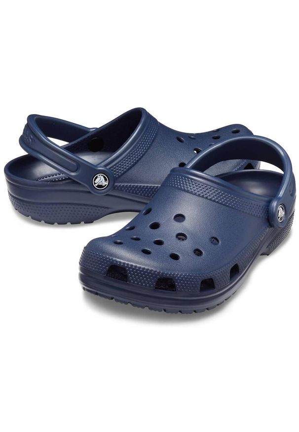 Crocs Clásico Zueco. Okazja: na co dzień. Kolor: niebieski. Styl: casual