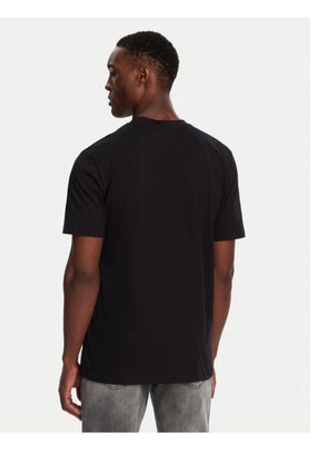 Balmain T-Shirt DH1EG000JB54 Czarny Regular Fit. Kolor: czarny. Materiał: bawełna