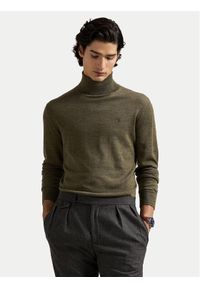 Polo Ralph Lauren Golf 710946145006 Zielony Regular Fit. Typ kołnierza: golf, polo. Kolor: zielony. Materiał: wełna #1