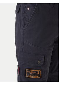 Aeronautica Militare Spodnie materiałowe 252PA1688UCT03399 Granatowy Regular Fit. Kolor: niebieski. Materiał: bawełna #4
