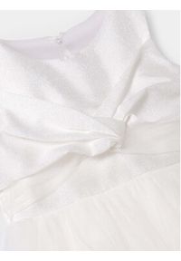 Abel & Lula Sukienka elegancka 5037 Biały Regular Fit. Kolor: biały. Materiał: syntetyk. Styl: elegancki