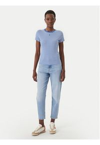 Tommy Jeans T-Shirt Essential DW0DW17383 Niebieski Slim Fit. Kolor: niebieski. Materiał: bawełna #2