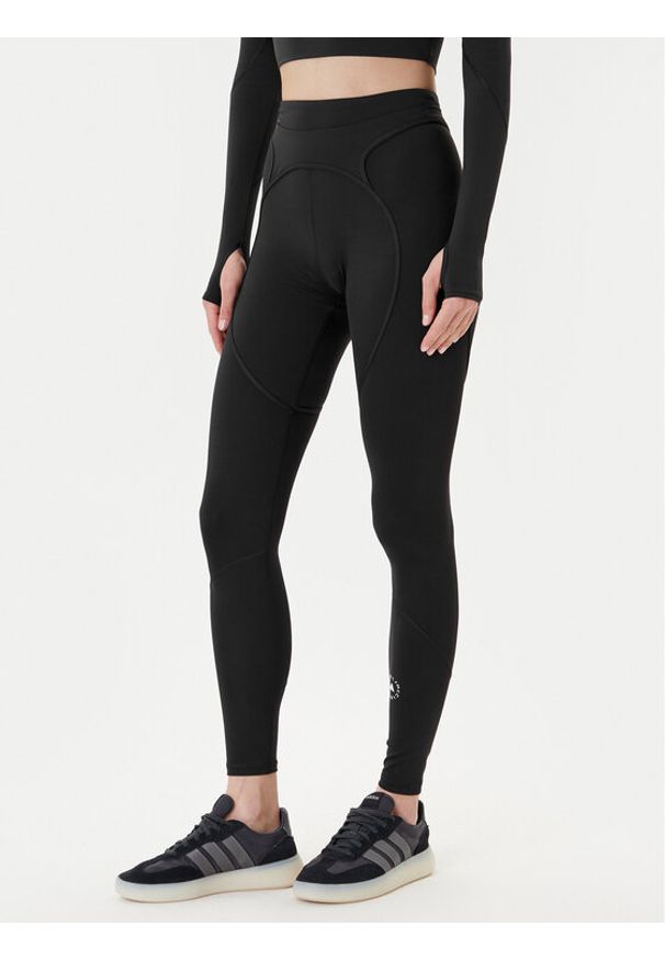Adidas by Stella McCartney - adidas by Stella McCartney Koszulka techniczna Training JW4566 Czarny Slim Fit. Kolor: czarny. Materiał: syntetyk