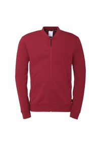 UHLSPORT - Kurtka z dresu Uhlsport ID College. Kolor: wielokolorowy, brązowy, czarny, czerwony, różowy. Materiał: dresówka. Sport: piłka nożna