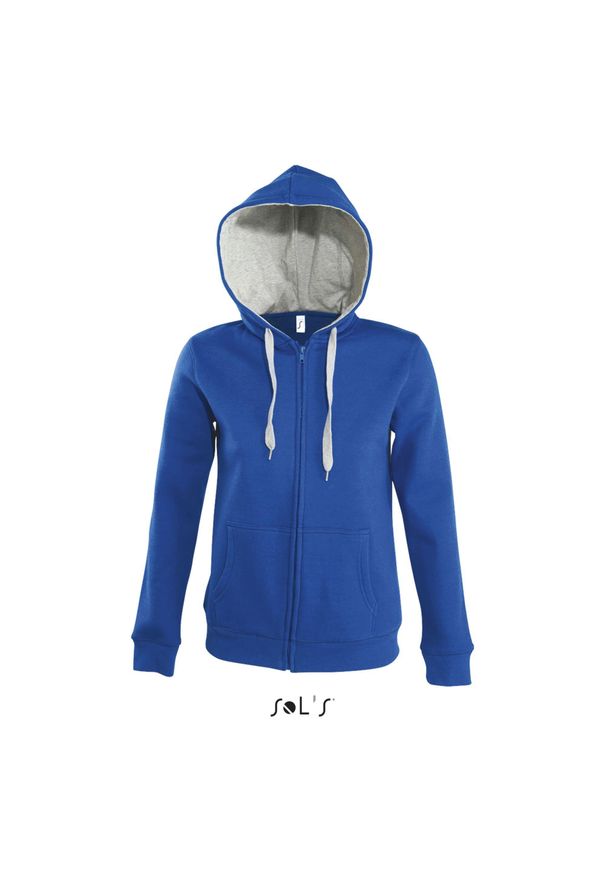 SOL'S - Bluza damska z kapturem Sol's Soul. Typ kołnierza: kaptur. Kolor: niebieski