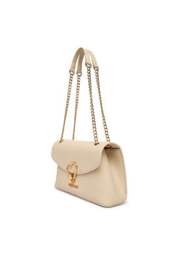 Love Moschino - LOVE MOSCHINO Torebka JC4138PP1OLQ0110 Écru. Materiał: skórzane