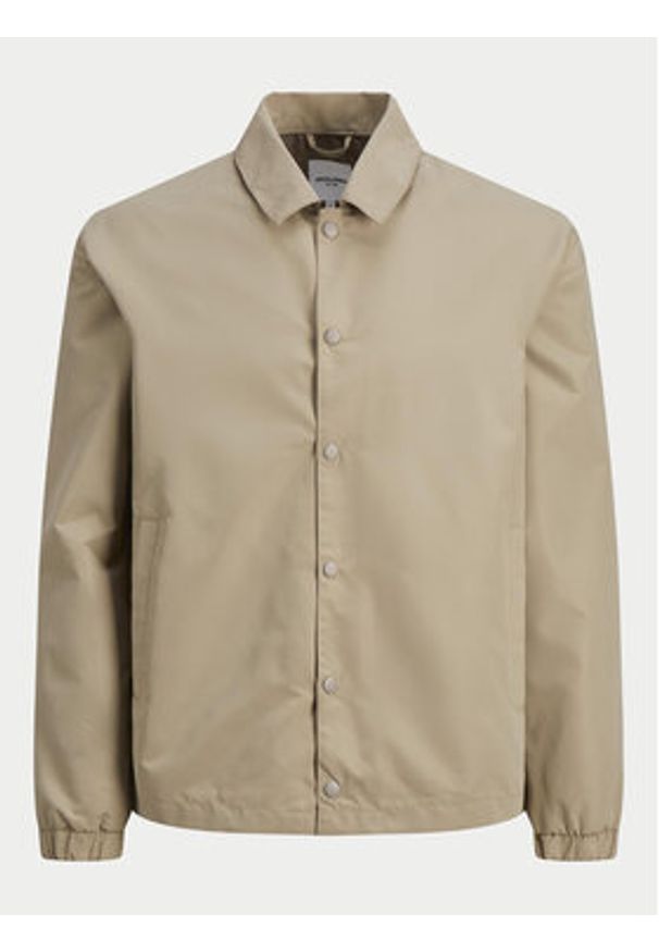 Jack & Jones - Jack&Jones Kurtka przejściowa Roy Coach 12237754 Beżowy Regular Fit. Kolor: beżowy. Materiał: syntetyk