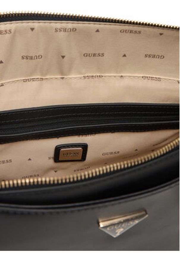 Guess Torebka Daryna II HWVG72 08230 Czarny. Kolor: czarny. Materiał: skórzane
