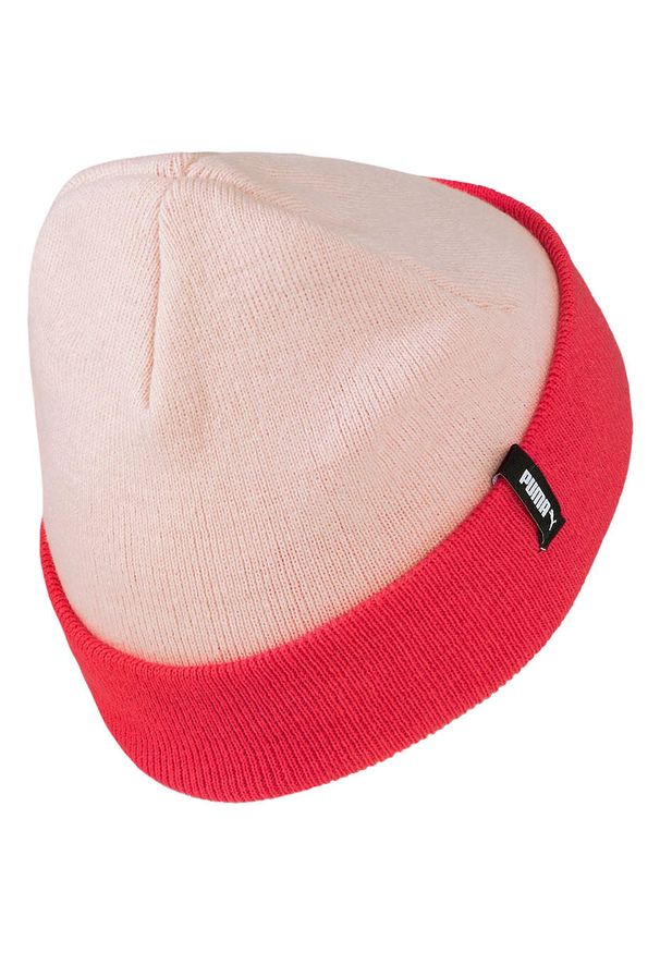 Czapka dla dzieci Puma Animal Classic Cuff. Kolor: różowy