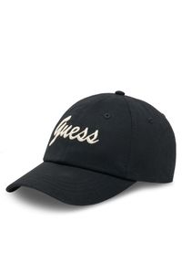Guess Czapka z daszkiem V5GZ00 WFKN0 Czarny. Kolor: czarny. Materiał: materiał, bawełna