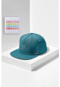 Next Generation Headwear - Next generation headwear - Czapka z daszkiem. Kolor: niebieski. Materiał: bawełna. Wzór: aplikacja