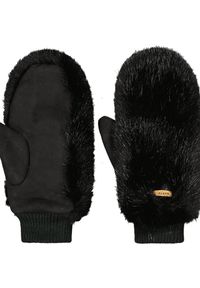 Rękawiczki Damskie Barts Fur Mitts. Kolor: czarny. Sezon: zima. Sport: turystyka piesza