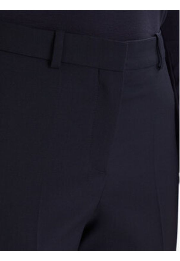 BOSS - Boss Spodnie materiałowe 50490051 Granatowy Regular Fit. Kolor: niebieski. Materiał: wełna