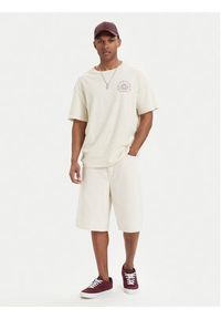 Quiksilver T-Shirt Curve Palm EQYZT08303 Kremowy Regular Fit. Kolor: kremowy. Materiał: bawełna #5
