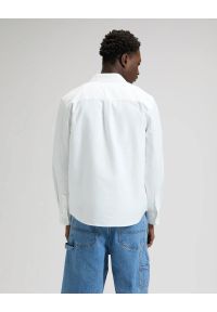 Lee - MESKA KOSZULA LEE WORKWEAR BUTTON DOWN BRIGHT WHITE 112376595. Typ kołnierza: button down #3