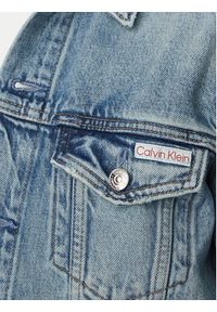 Calvin Klein Jeans Kurtka jeansowa Classic LV04RF957G Niebieski Regular Fit. Kolor: niebieski. Materiał: bawełna #4