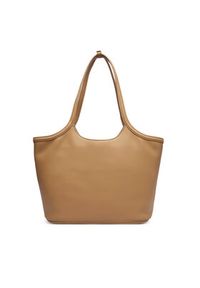 Calvin Klein Torebka Bold Ck LV04F3562G Beżowy. Kolor: beżowy. Materiał: skórzane #3