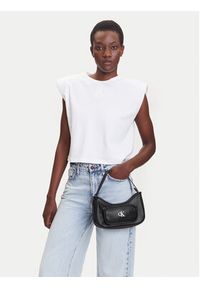 Calvin Klein Jeans Torebka Ck Shoulder Bag IU0IU00696 Czarny. Kolor: czarny