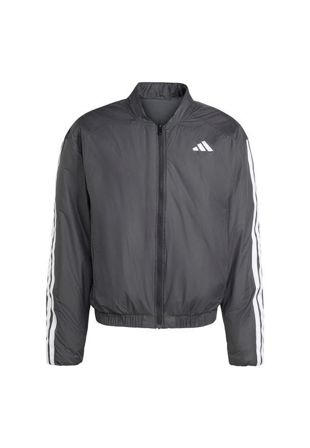 Adidas - Kurtka z dresu adidas Essentials Climawarm. Kolor: czarny. Materiał: dresówka. Technologia: ClimaWarm (Adidas). Sezon: zima